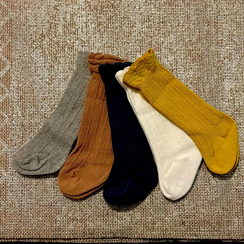 Infant knee high socks